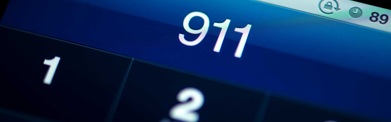 911 on mobile device