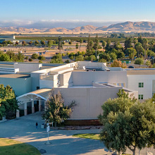 aerial photo of campus