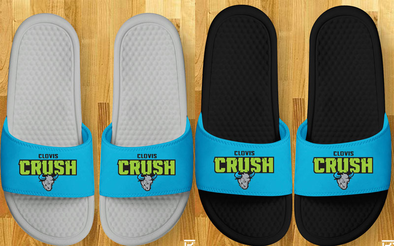 Crush logo on "slides" sandals