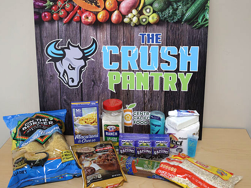 Crush Pantry products on a table