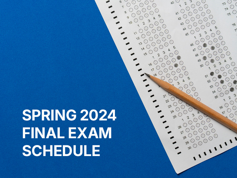 2024 Final Exam Schedule