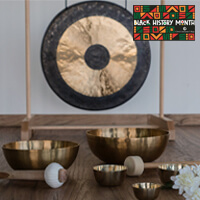 singing bowls and gong