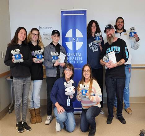 Mental Health class graduates