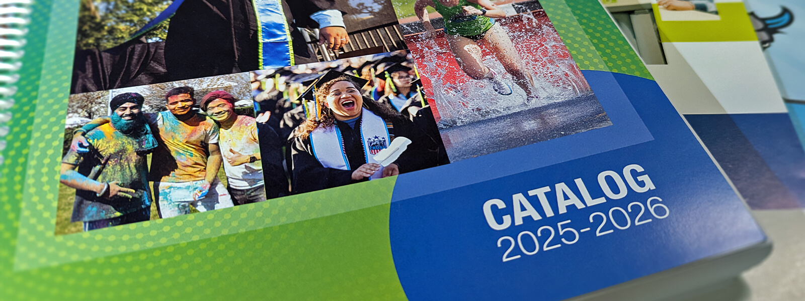 close-up of 2025 catalog