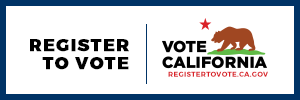 Register To Vote - Vote California Image with Bear.